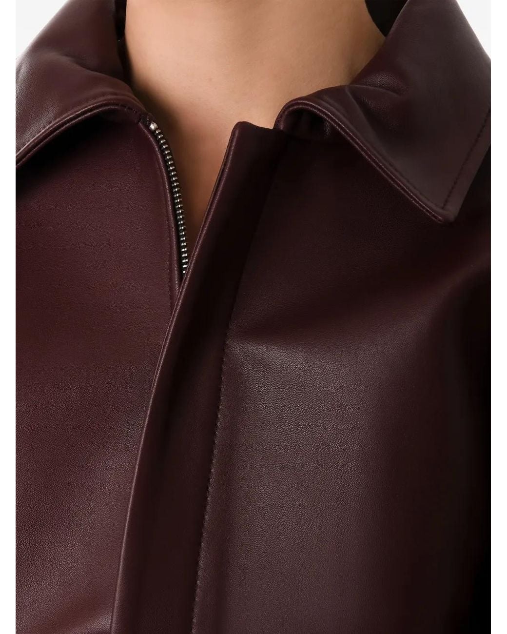Situationist Purple Leather Jacket