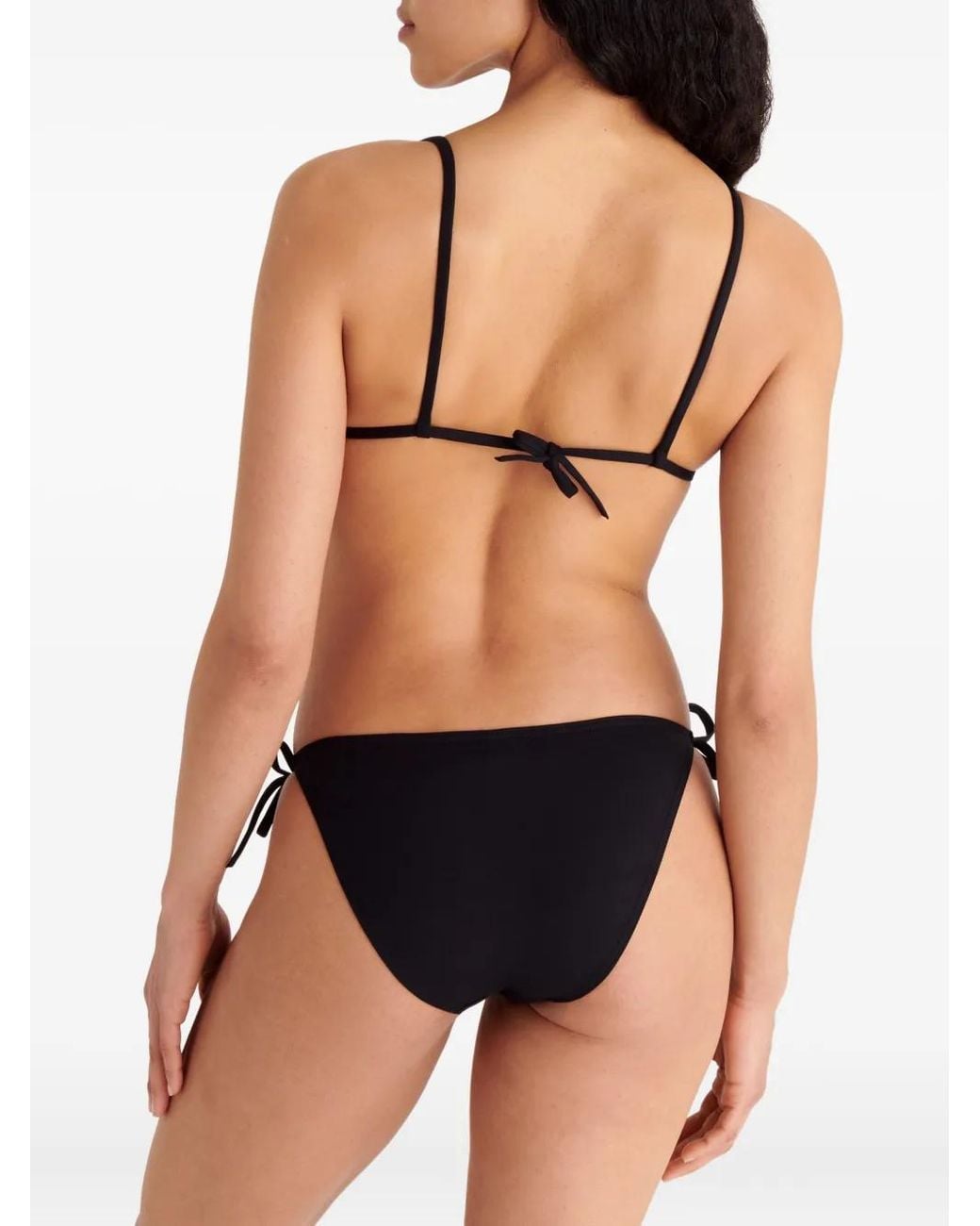 Eres Black Mouna Triangle Tie Bikini Top