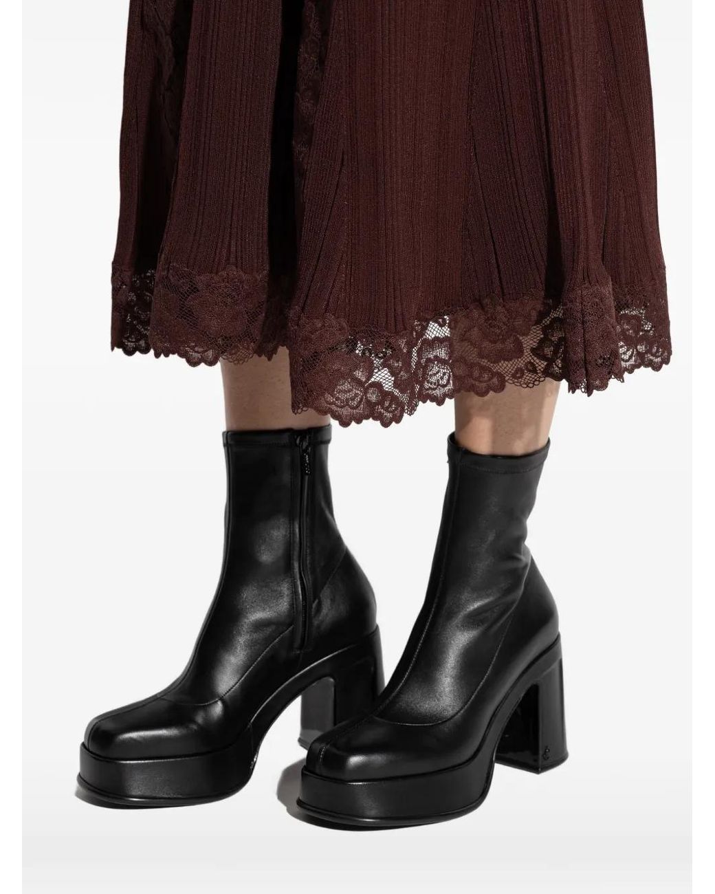Jimmy Choo Black Bottines Hadi Ab En Cuir