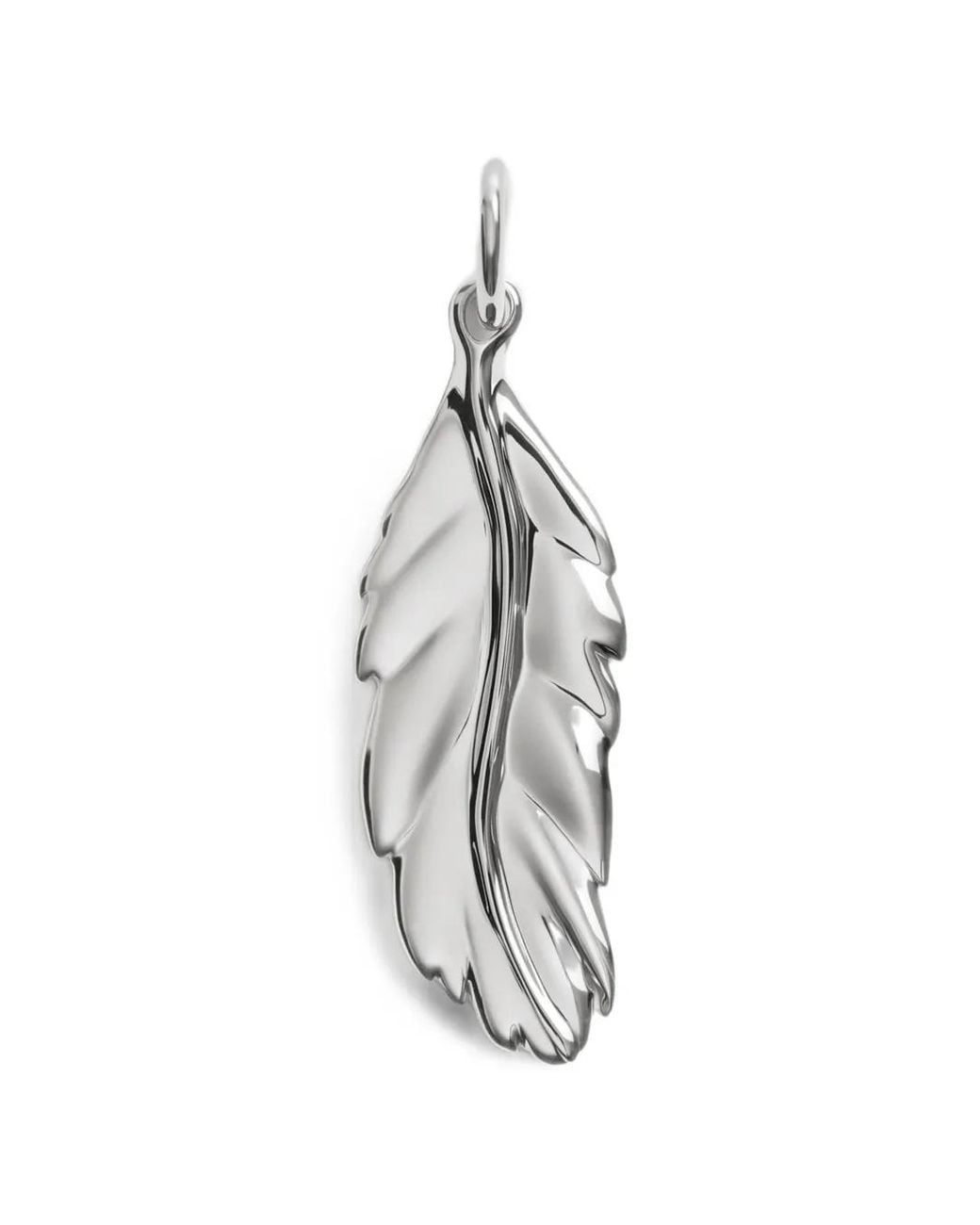 Monica Vinader Metallic Feather-Pendant Necklace
