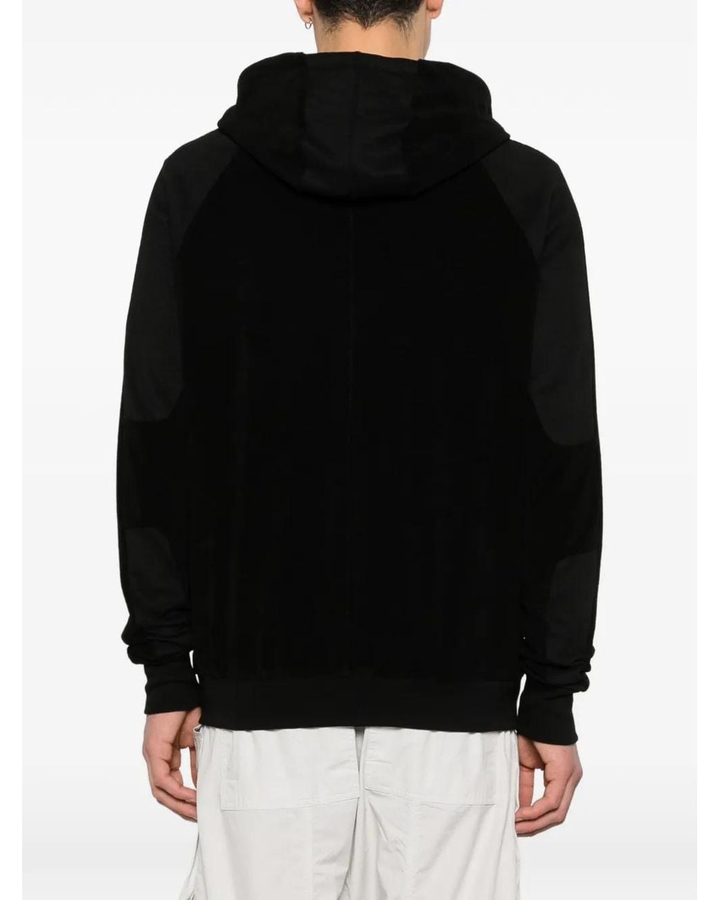 Thom Krom Black Zip Hoodie for men