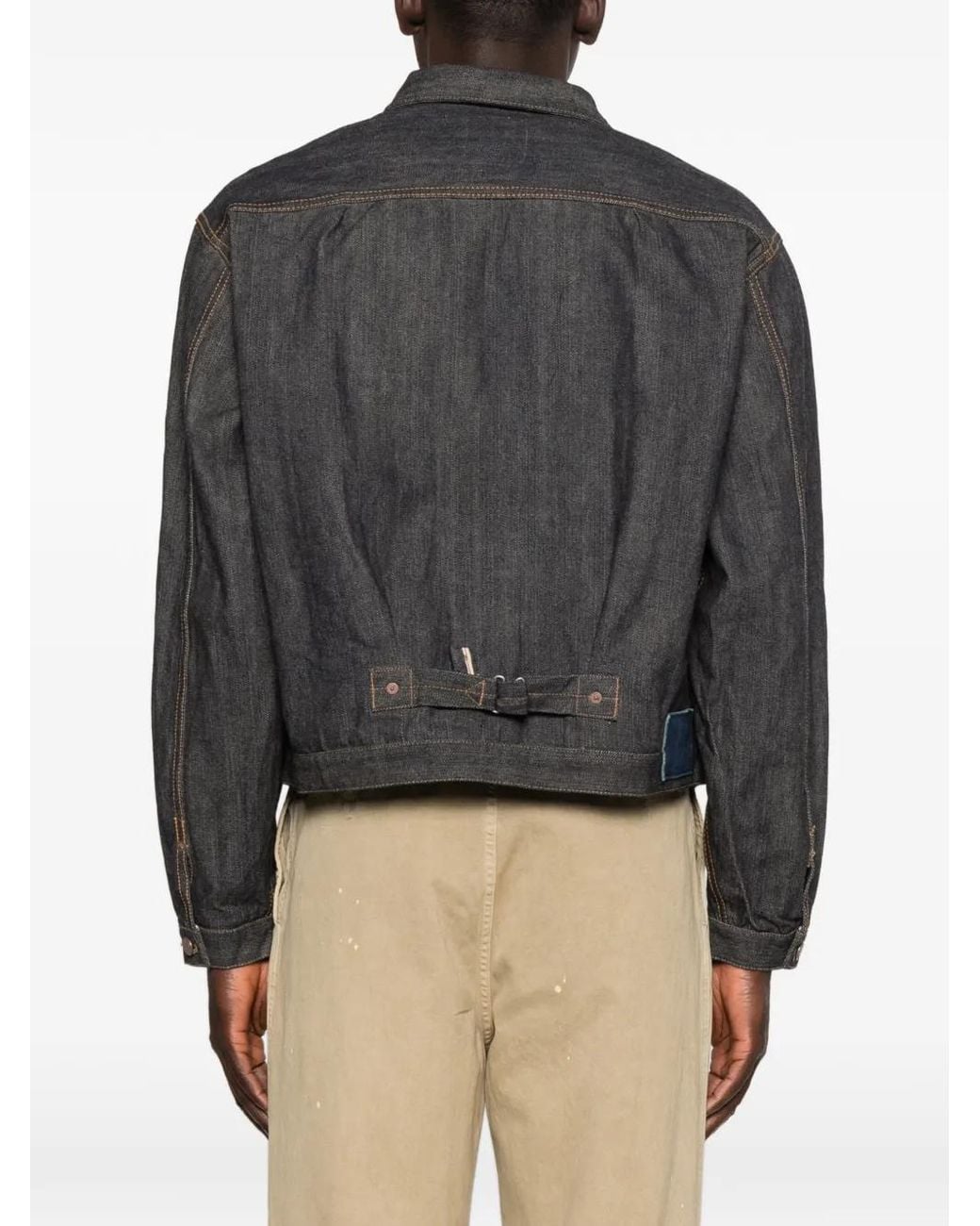 Giacca Denim Mud Od di Visvim in Gray da Uomo