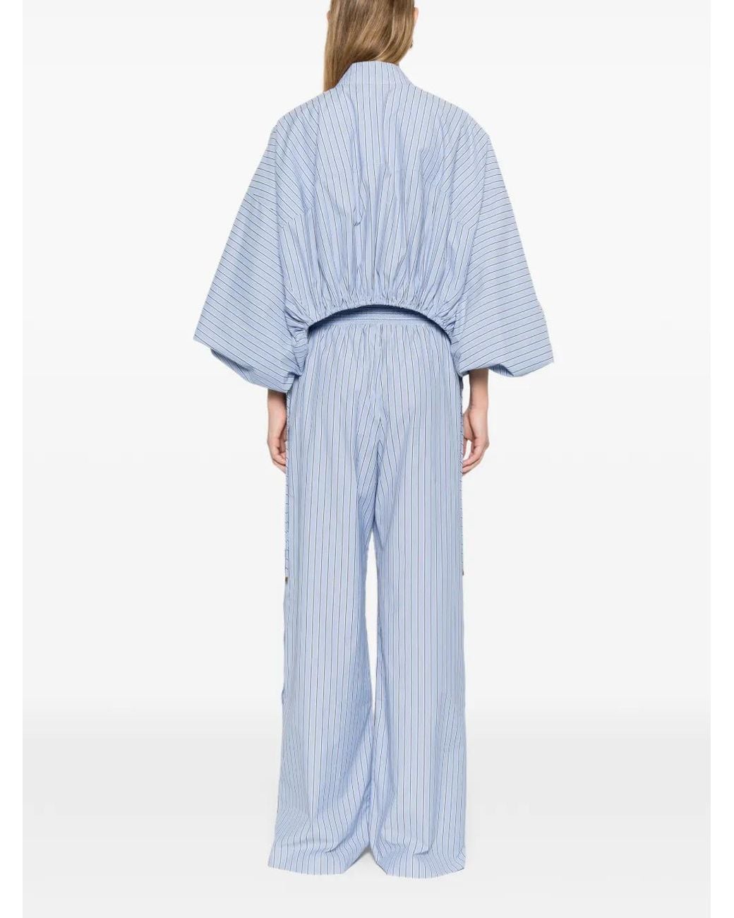 Zimmermann Blue Denim Cotton Blouse