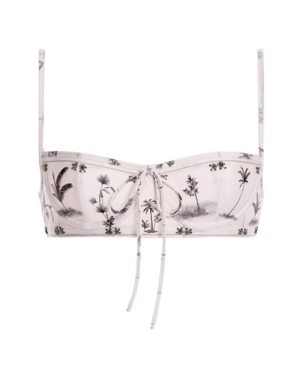 Agua Bendita Pink Libertad Arena Bikini Top