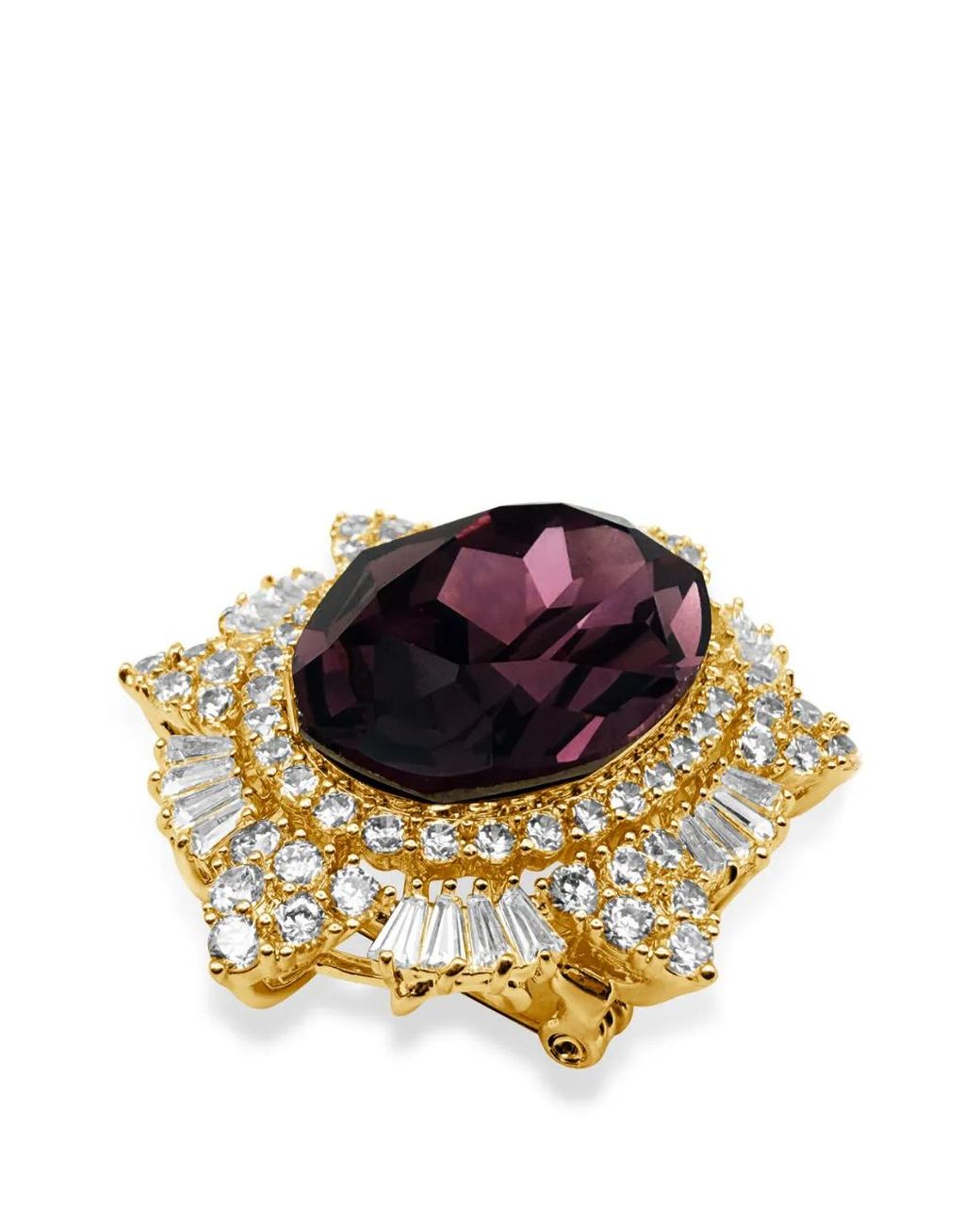 Hzmer Jewelry Pink Broche Dharma À Ornements En Cristal