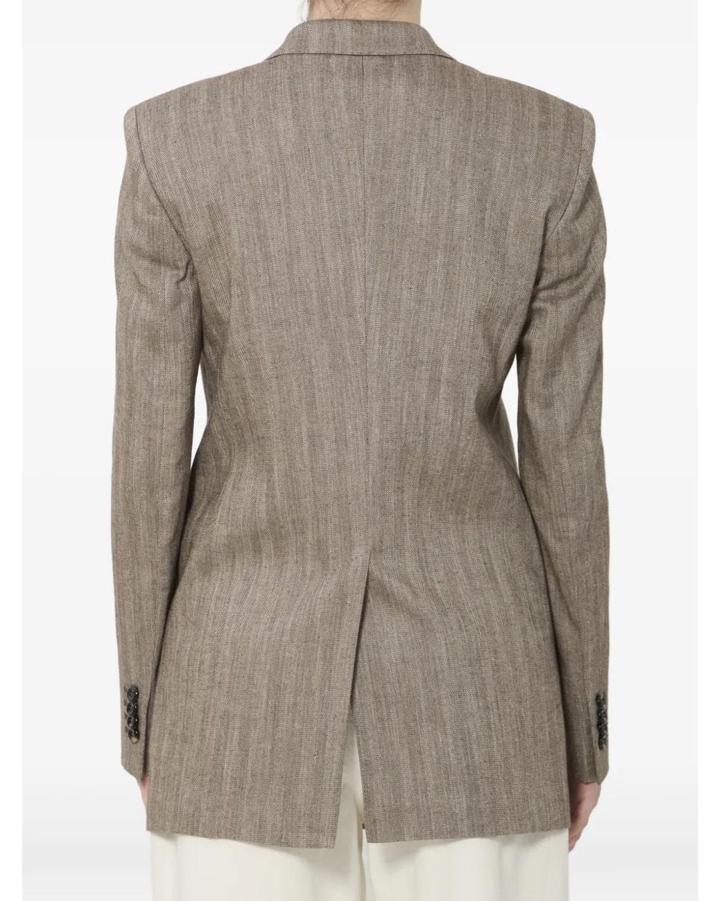 Tagliatore Gray Double-Breasted Jacket