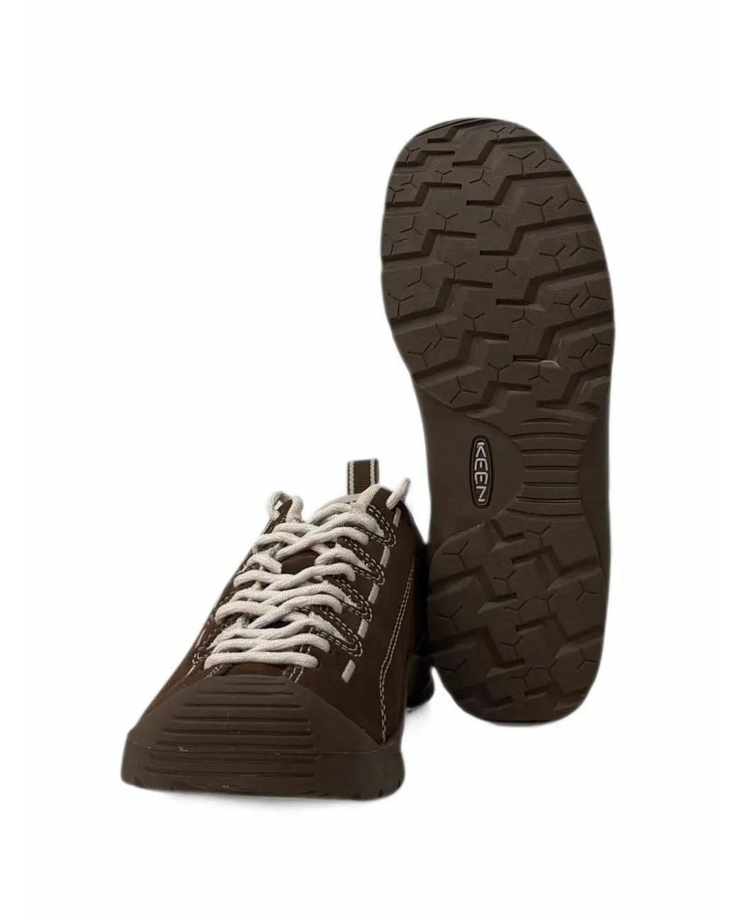 Keen Brown Jasper Suede-Leather Sneakers
