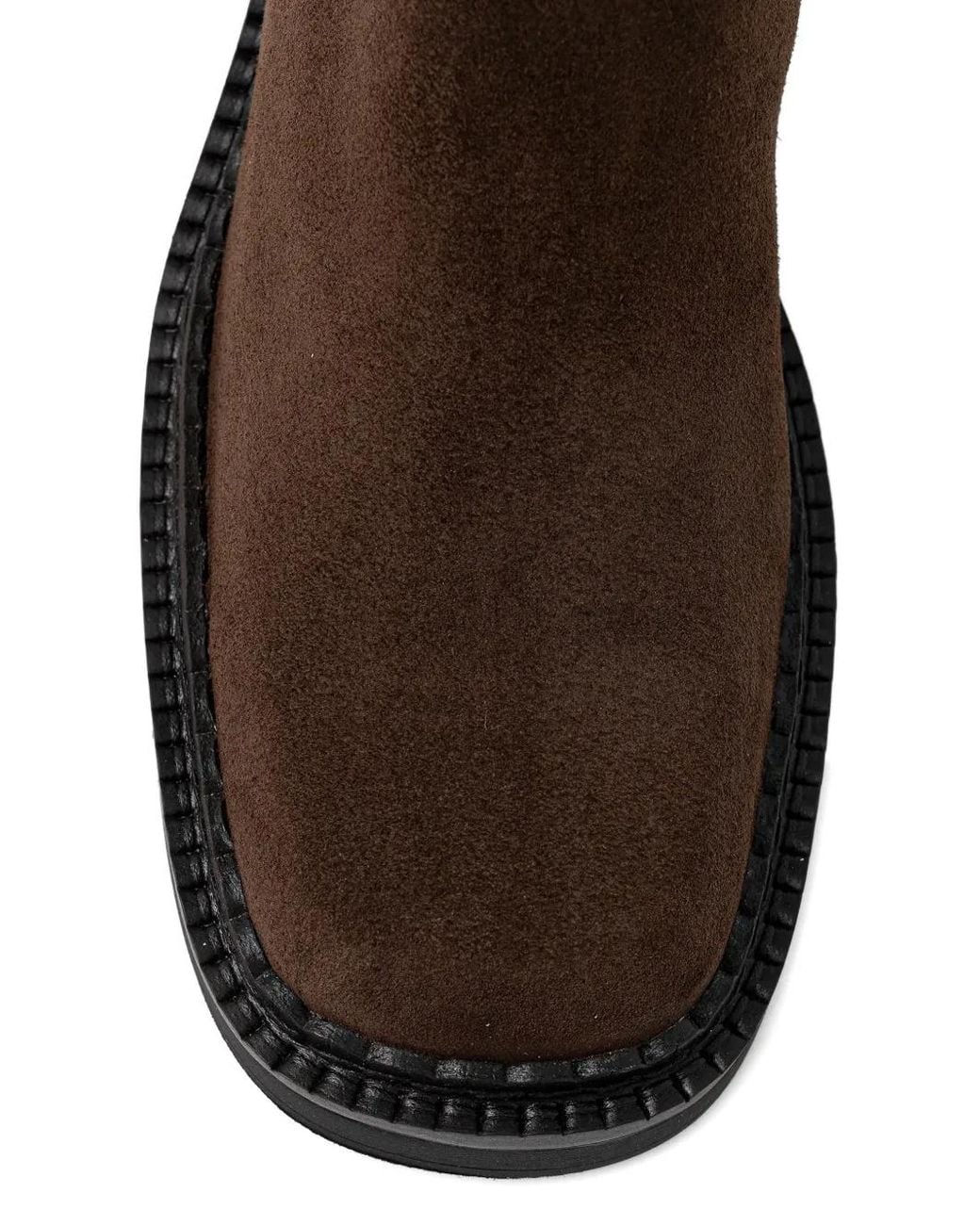 COPENHAGEN Black Suede Knee-High Boots