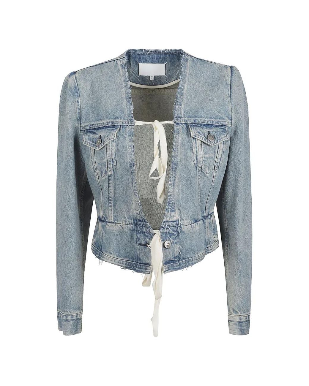 Maison Margiela Denim Jack in het Blue