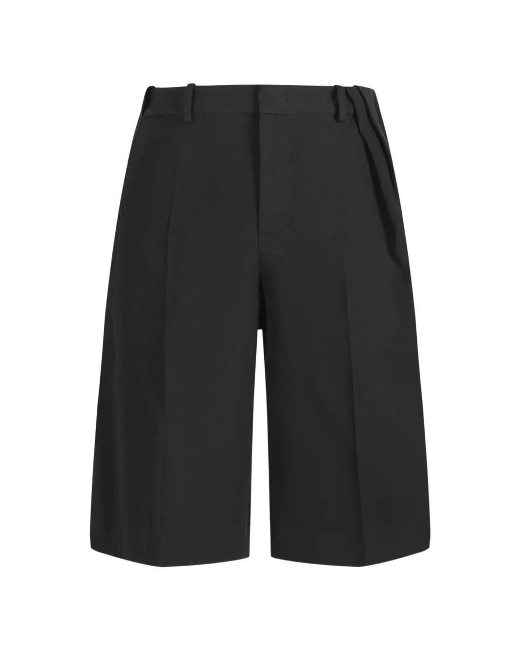 JNBY Black Pleated-Oversized Shorts