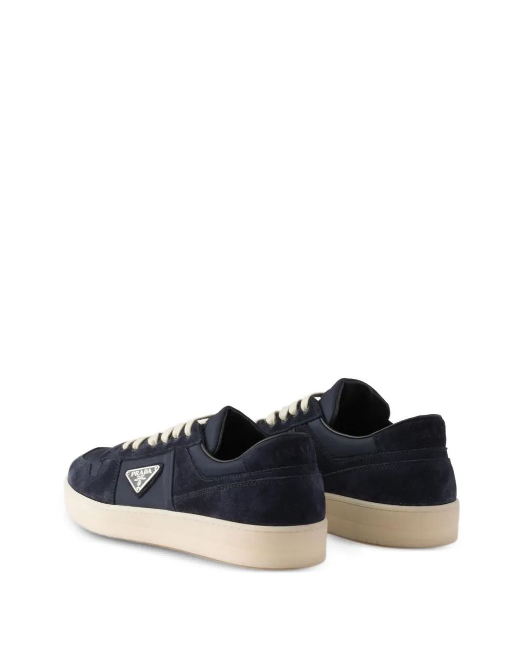 Prada Blue 'Downtown' Sneakers for men