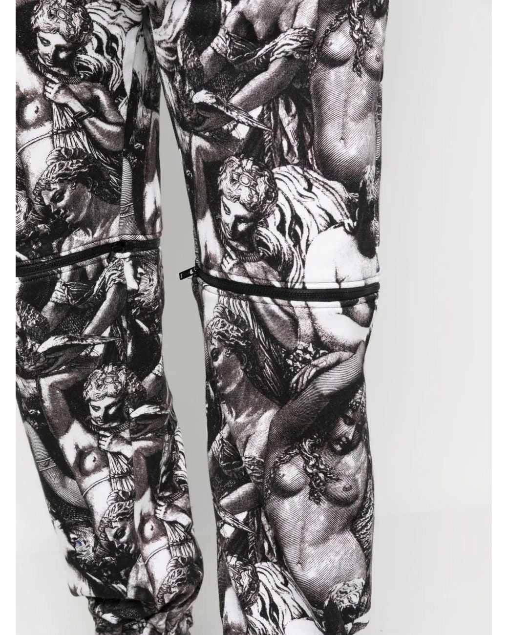 Undercover White Graphic-Print Track Pants for men