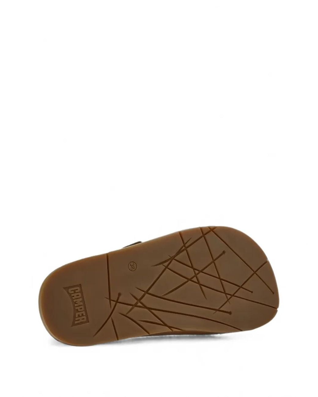 Camper Green Lluc Buckle-Strap Sandals