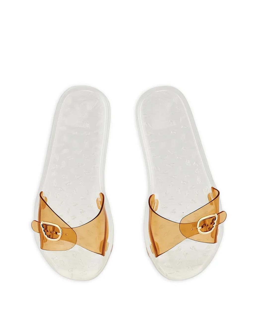 Ancient Greek Sandals Metallic Filia Jelly Buckle-Strap Slides