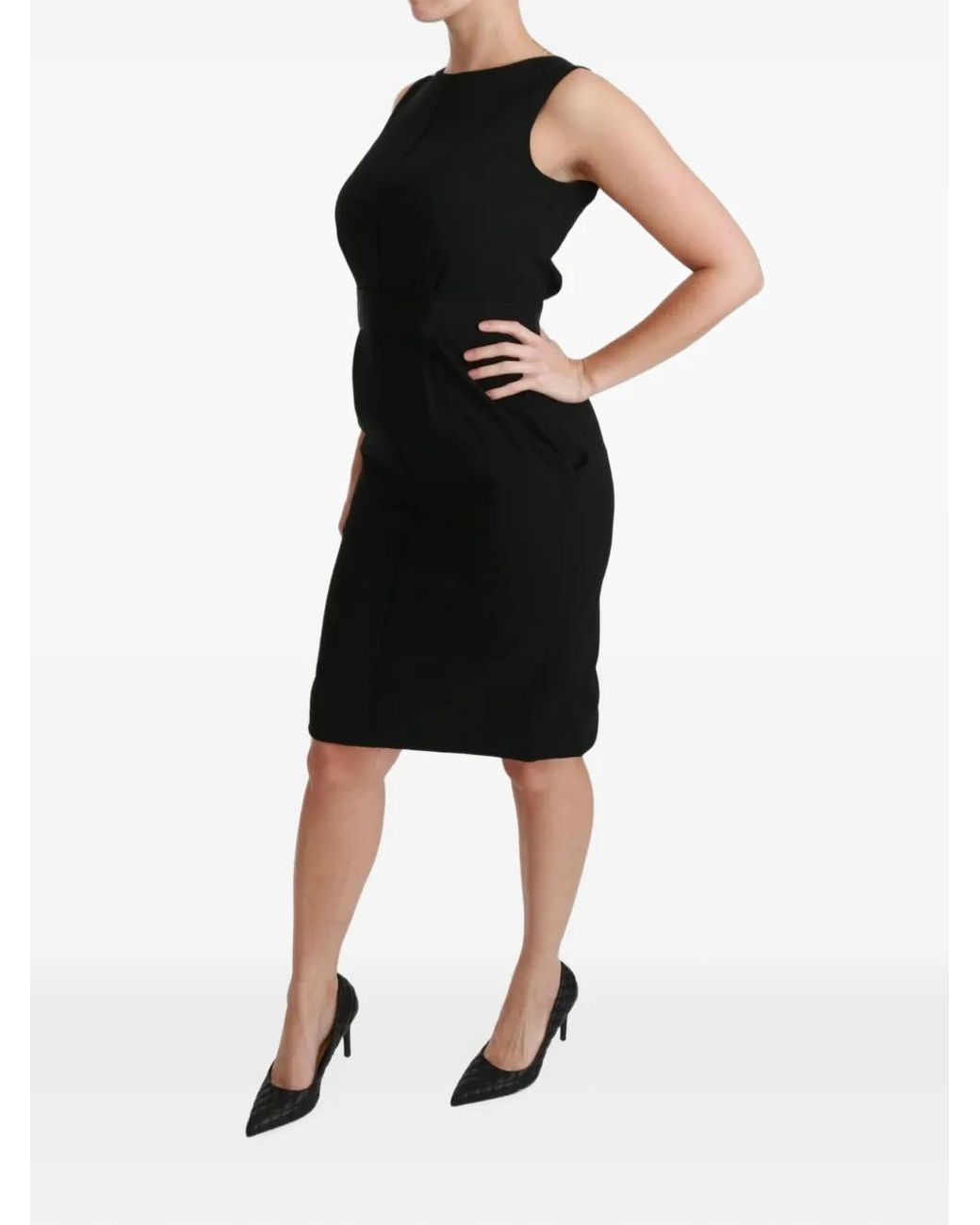 Dolce & Gabbana Black Sleeveless Mini Dress