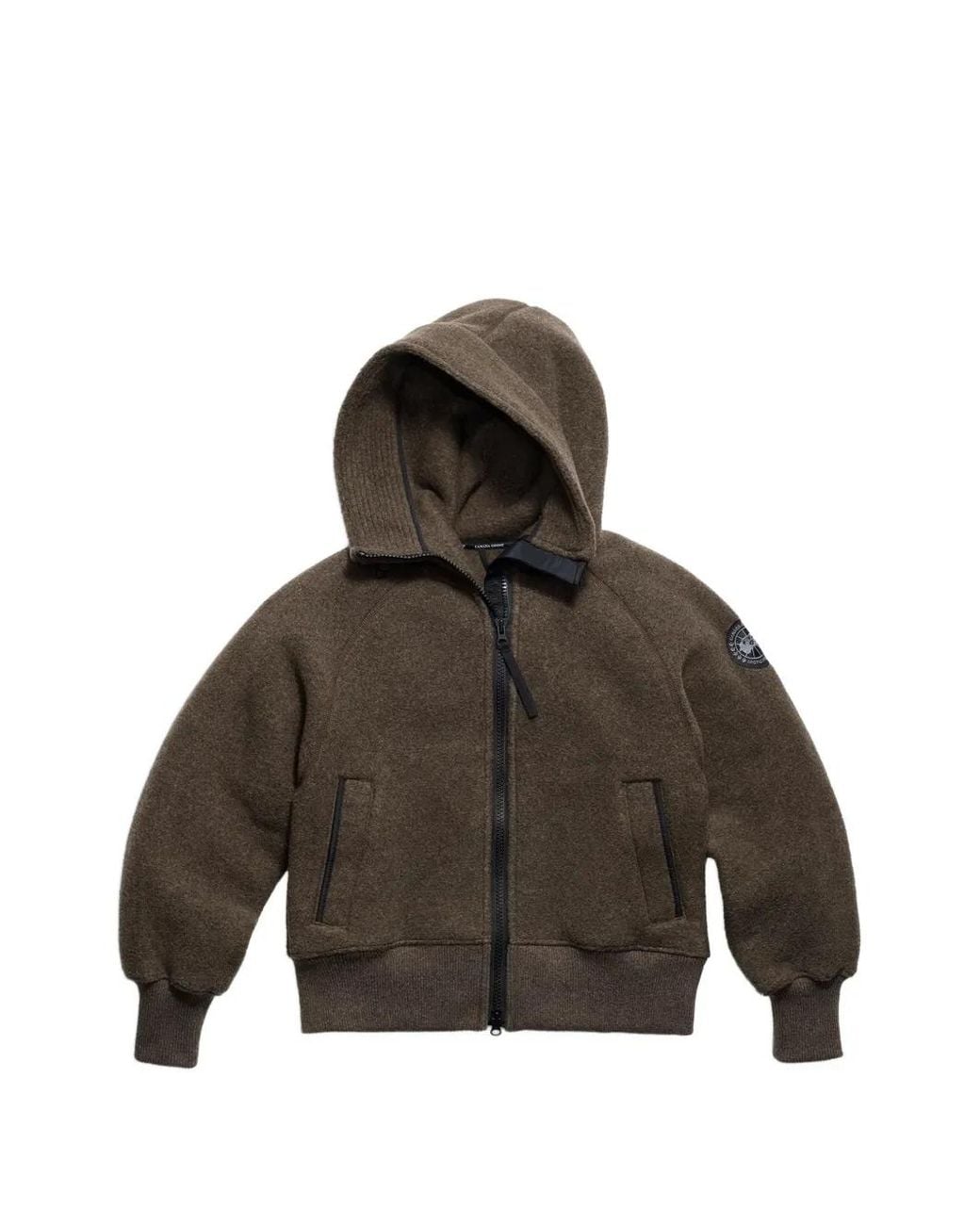 Canada Goose Brown Chilliwack Fleece Bomber Jacket