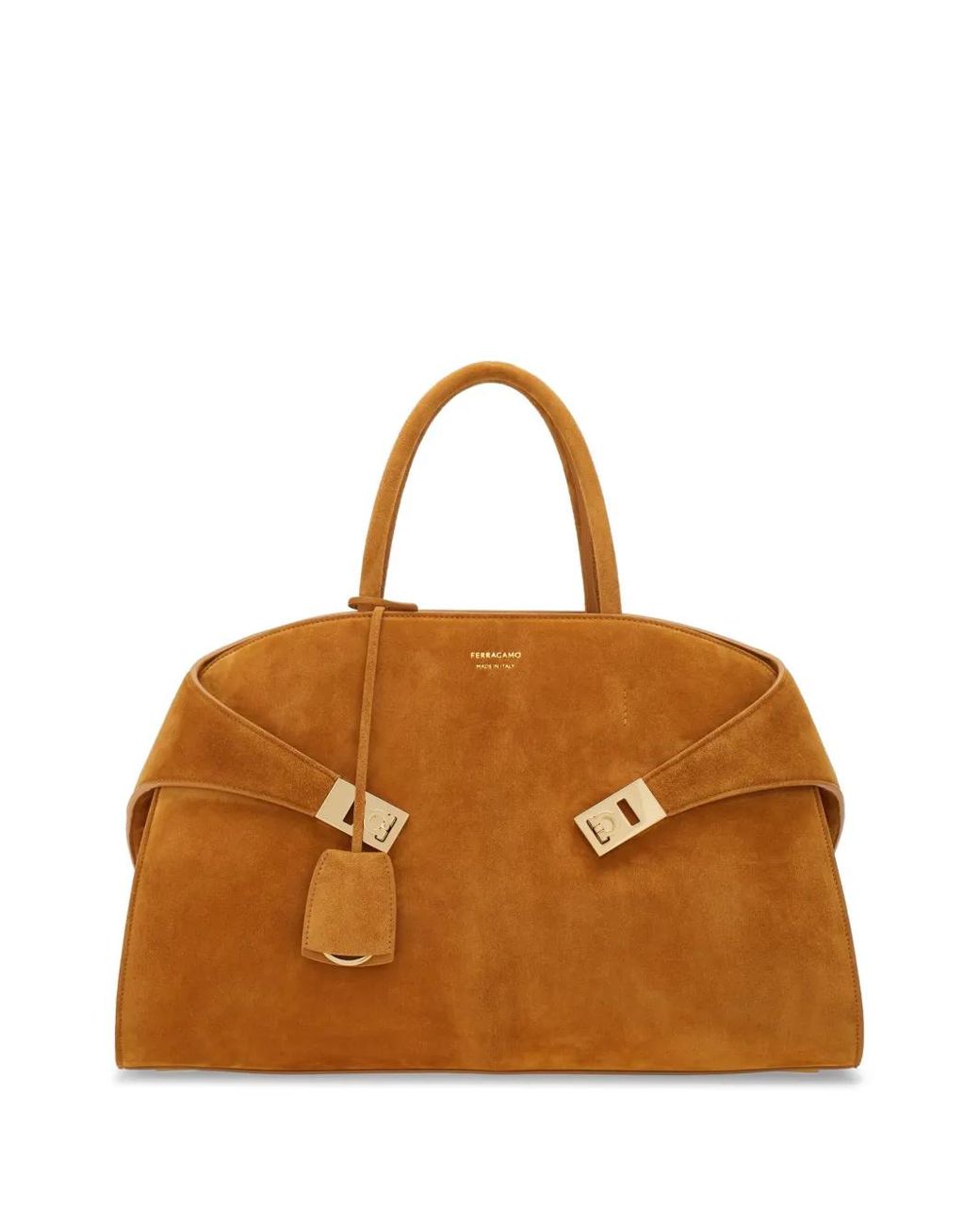 Ferragamo Brown Medium Hug Tote Bag