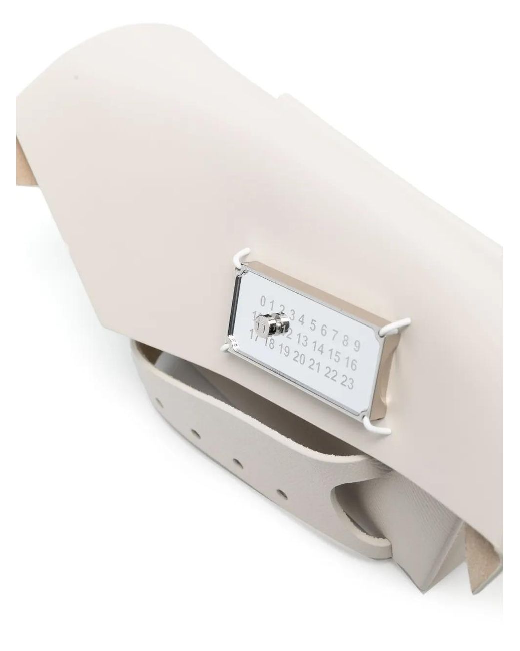 Maison Margiela White Small Snatched Shoulder Bag