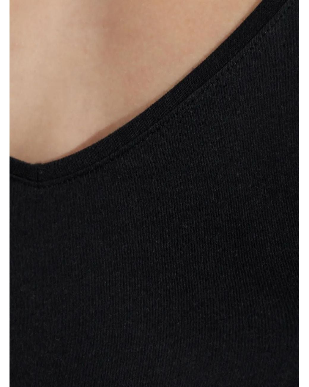 Balenciaga Black V-Neck Tank Top