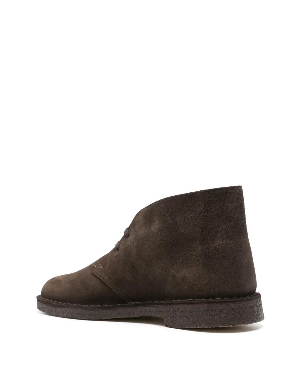 Clarks Brown Dark Suede Boots for men