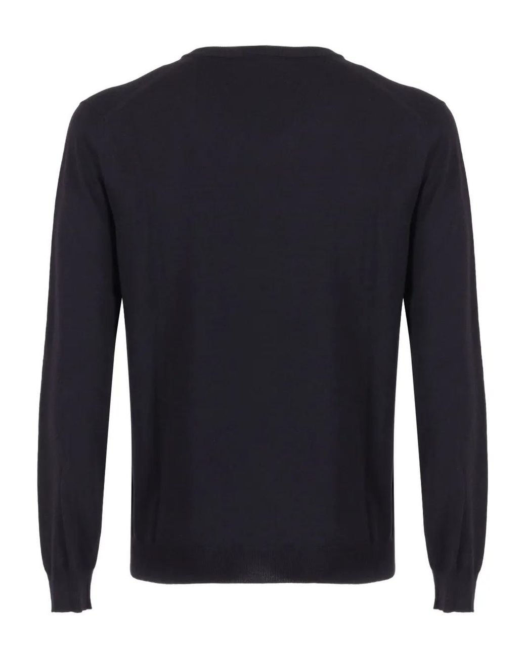 Zanone Blue V-Neck Sweater for men