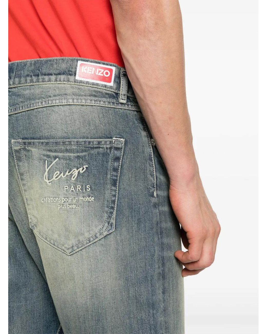 Vaqueros Capri Bara KENZO de hombre de color Blue