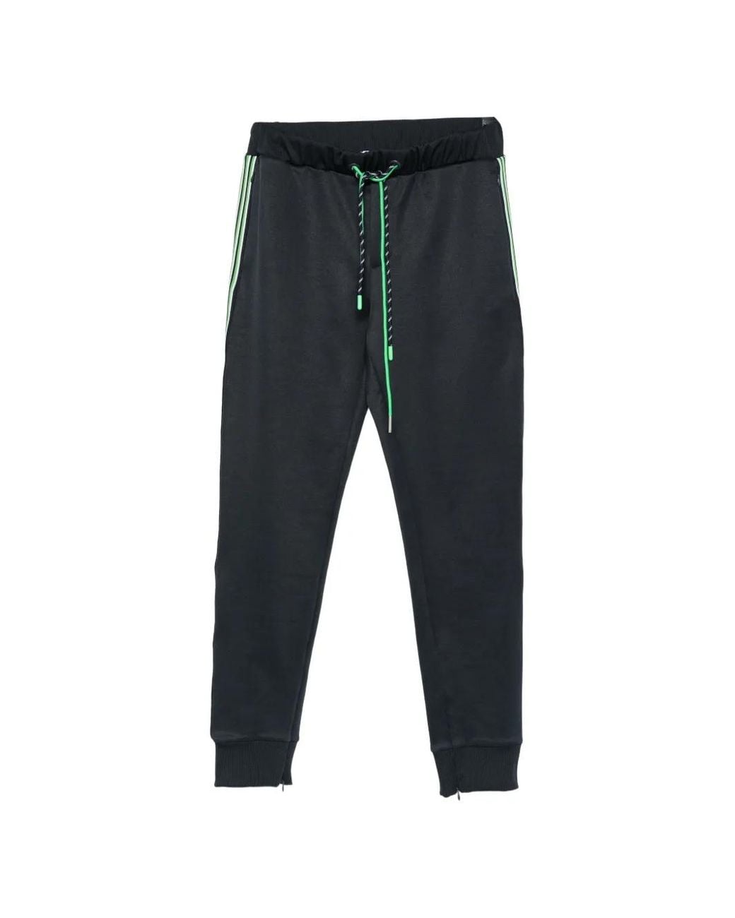 Patrizia Pepe Gray Side-Stripe Track Pants