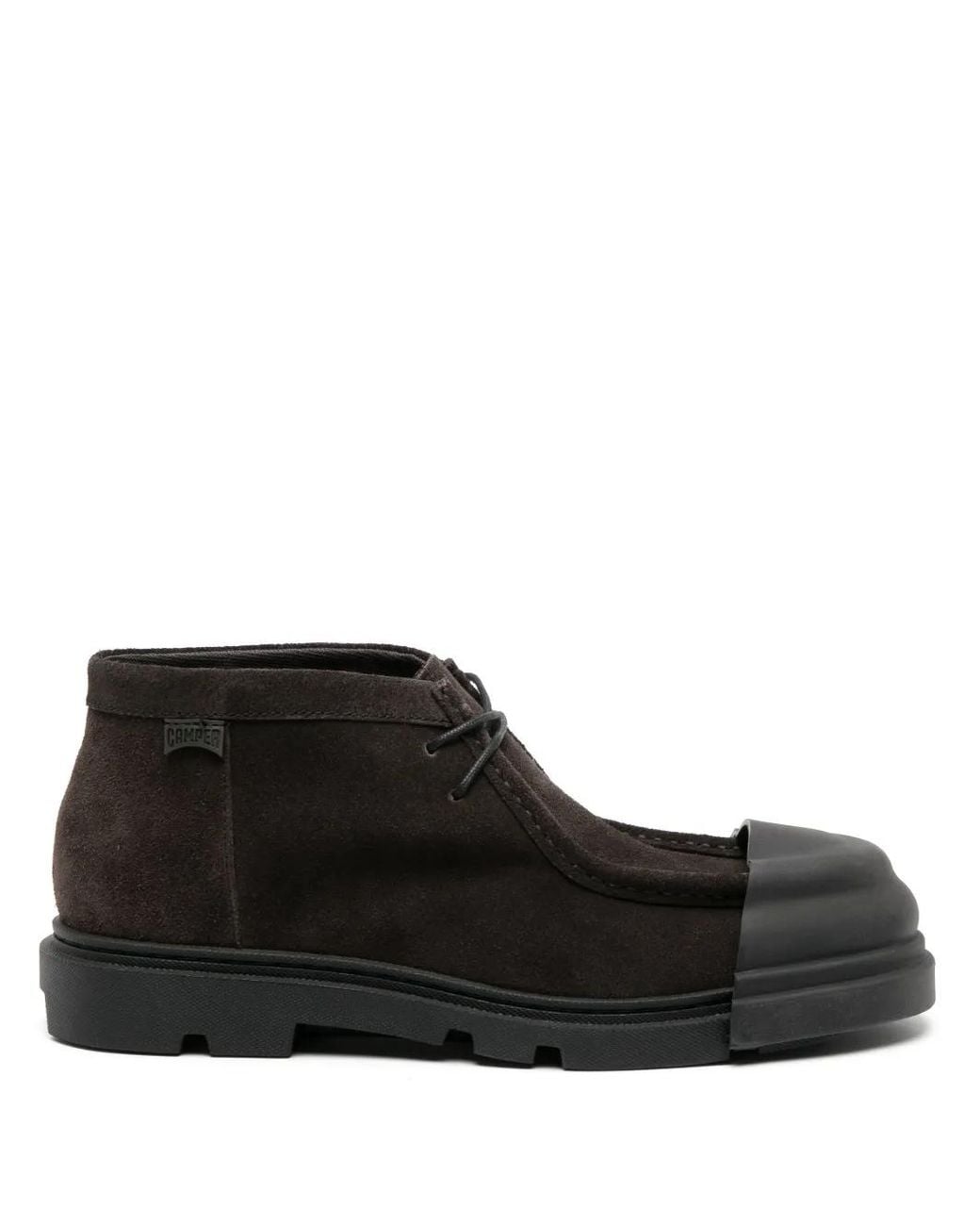 Camper Black Junction Suede Ankle Boots