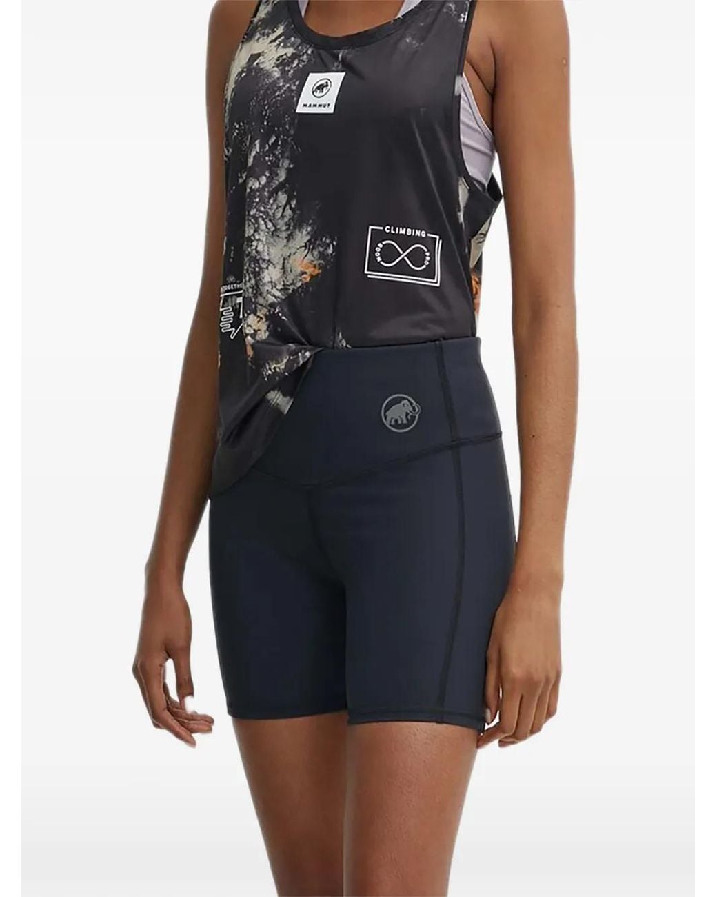 Mammut Blue Short Massone À Poche Latérale