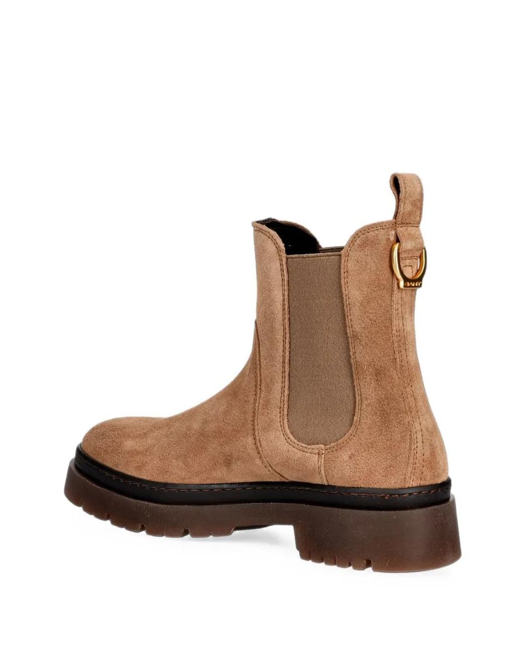 Gant Brown Suede Chelsea Boots