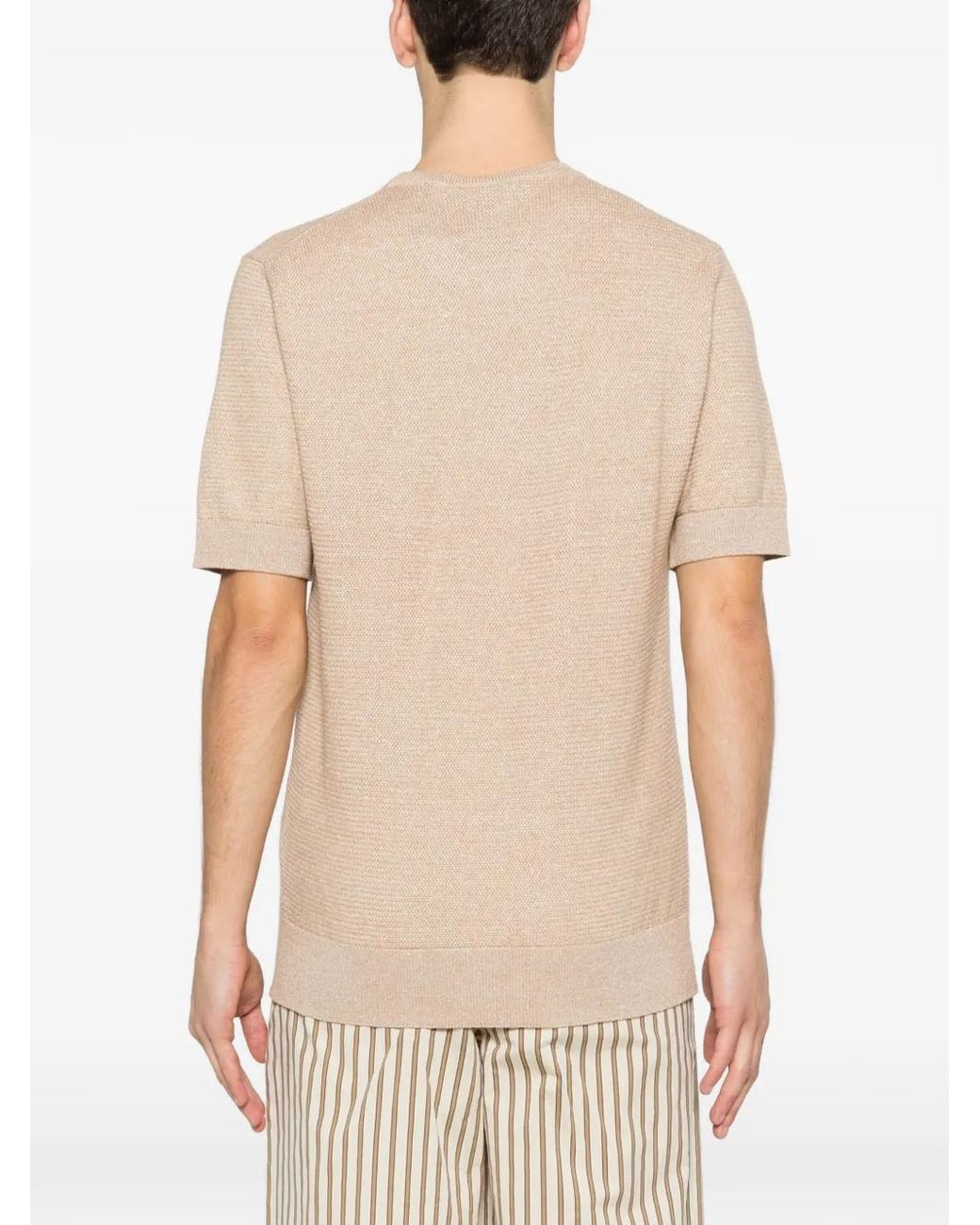 Dolce & Gabbana Natural Linen Blend Sweater for men