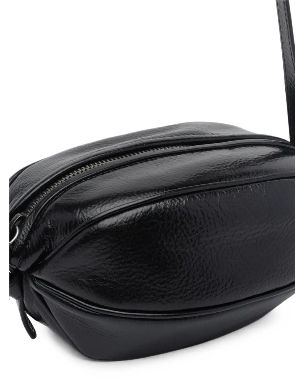 Hereu White Boya Leather Cross Body Bag