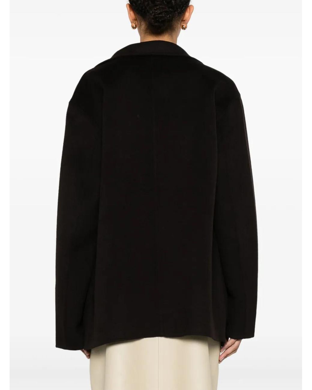 Totême Black Patch-Pocket Jacket