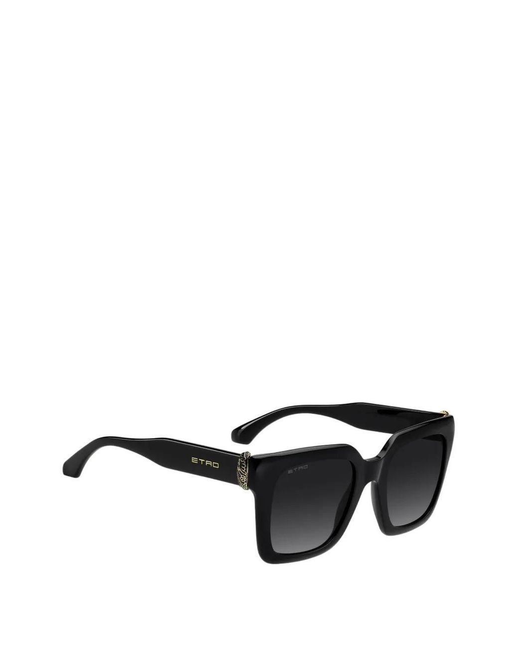 Etro Black Square-Frame Sunglasses