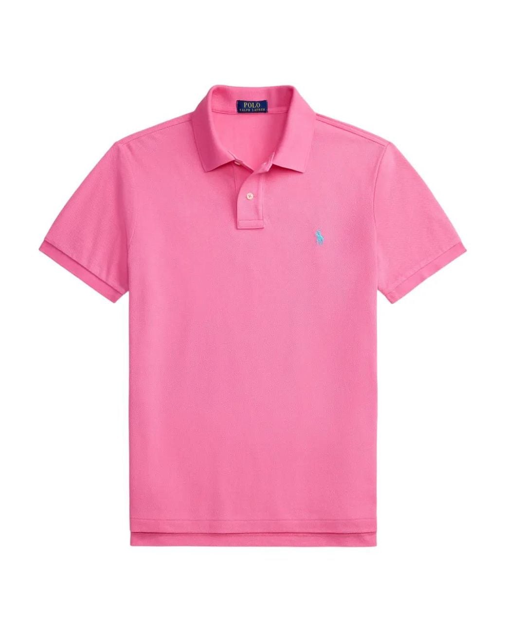 Polo Ralph Lauren Pink Slim Fit Mesh Polo for men