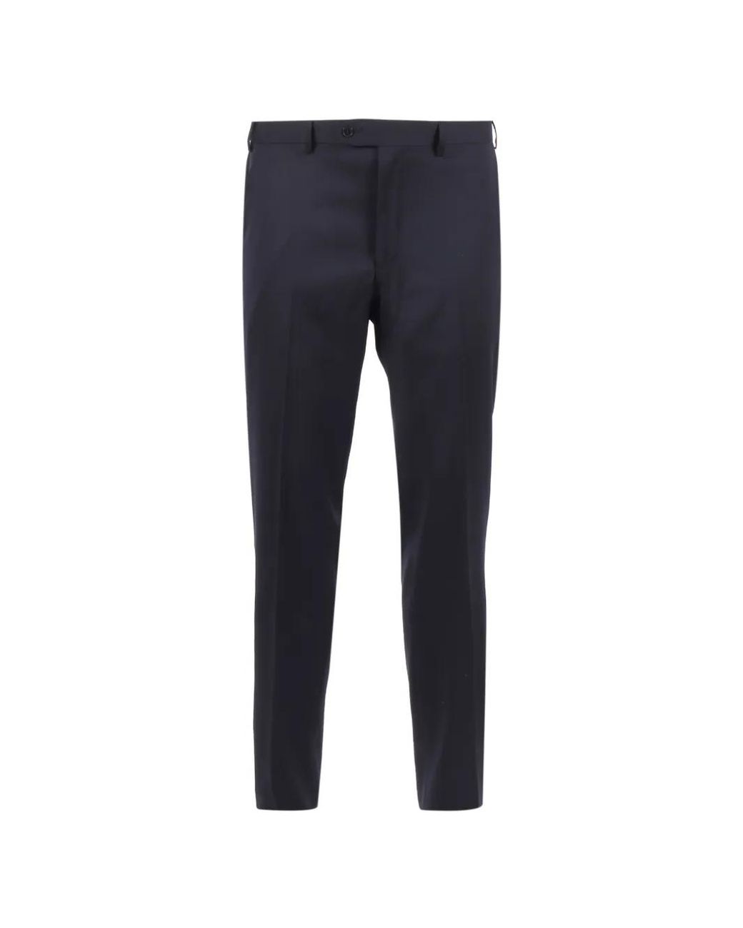 Luigi Bianchi Blue Shawl-Collar Zig-Zag Suit for men