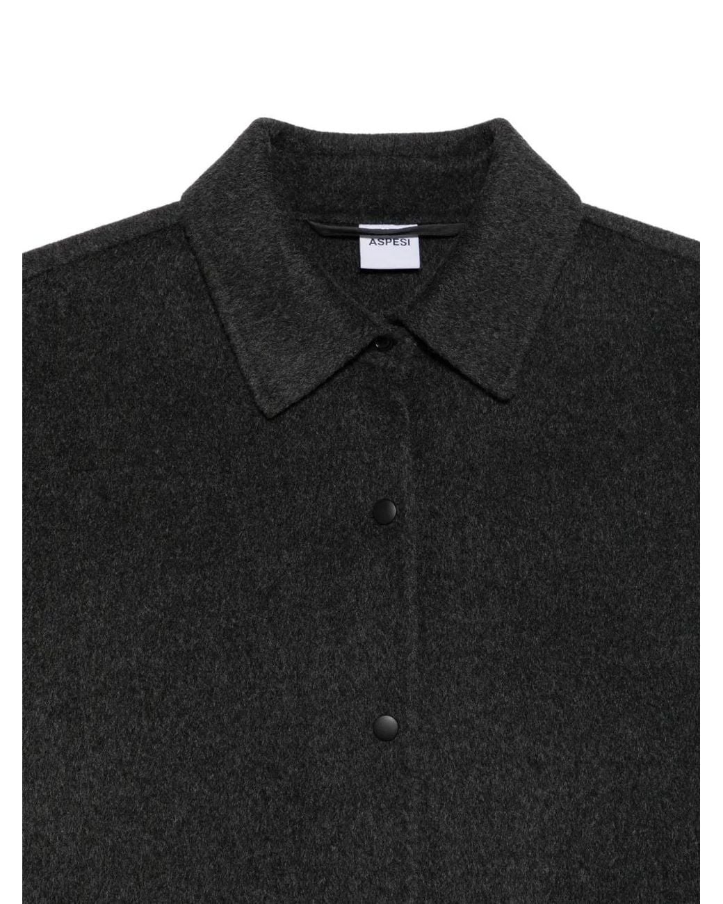 Aspesi Black Wool Jacket