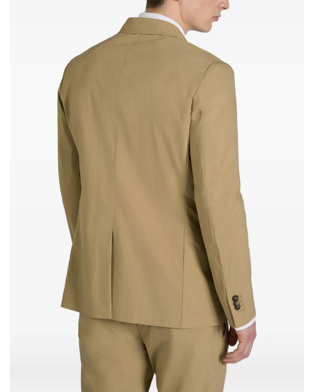 Incotex Natural Throat-Latch Blazer for men