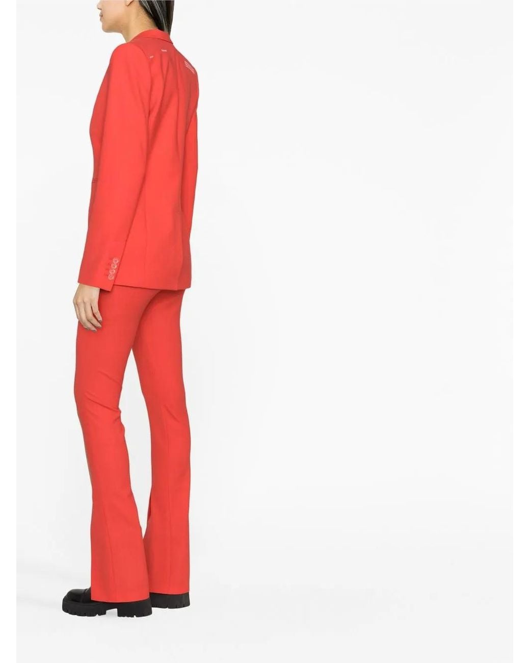 Off-White c/o Virgil Abloh Split-Hem Flared Trousers