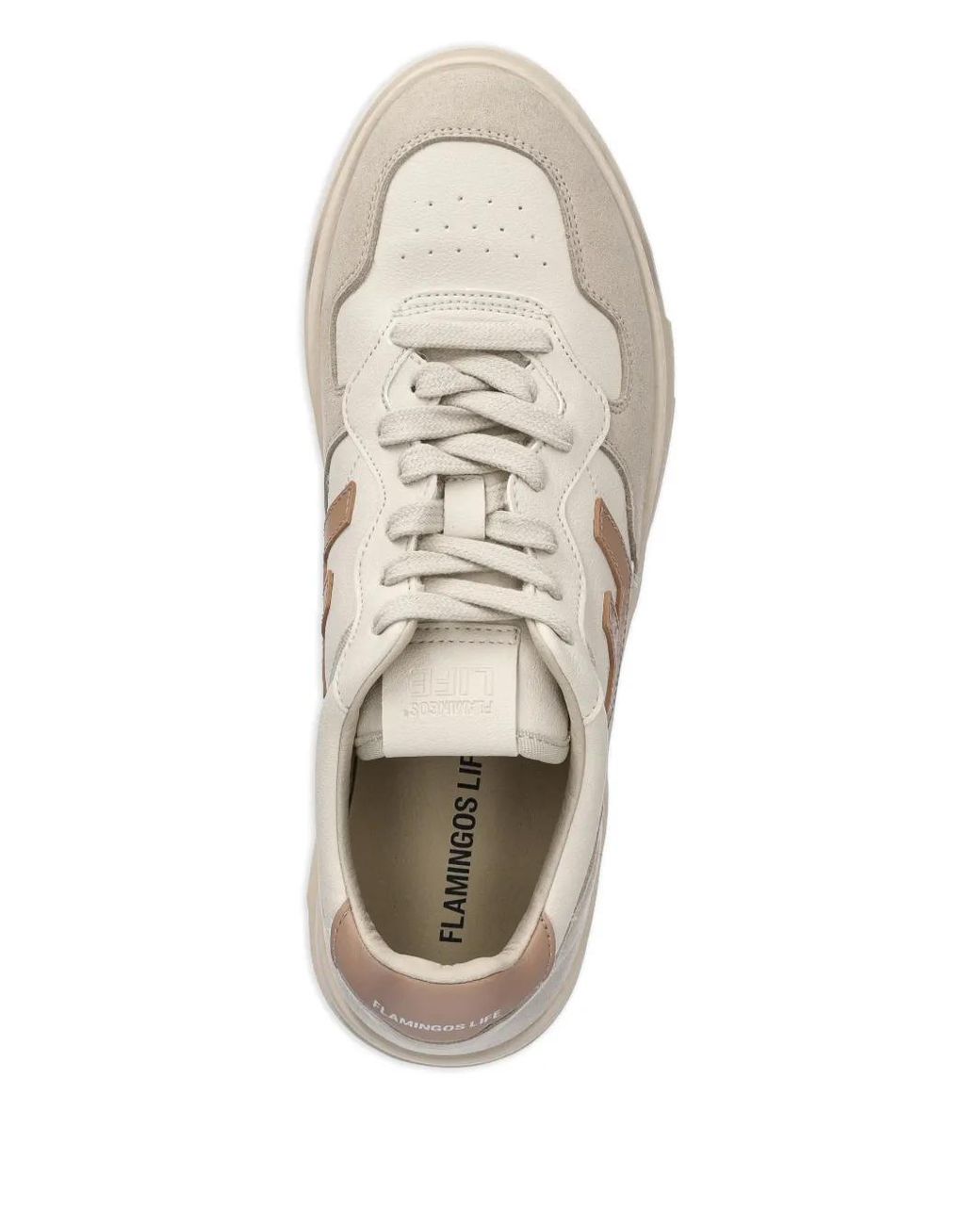 Flamingos White Ventura Logo-Appliqué Sneakers