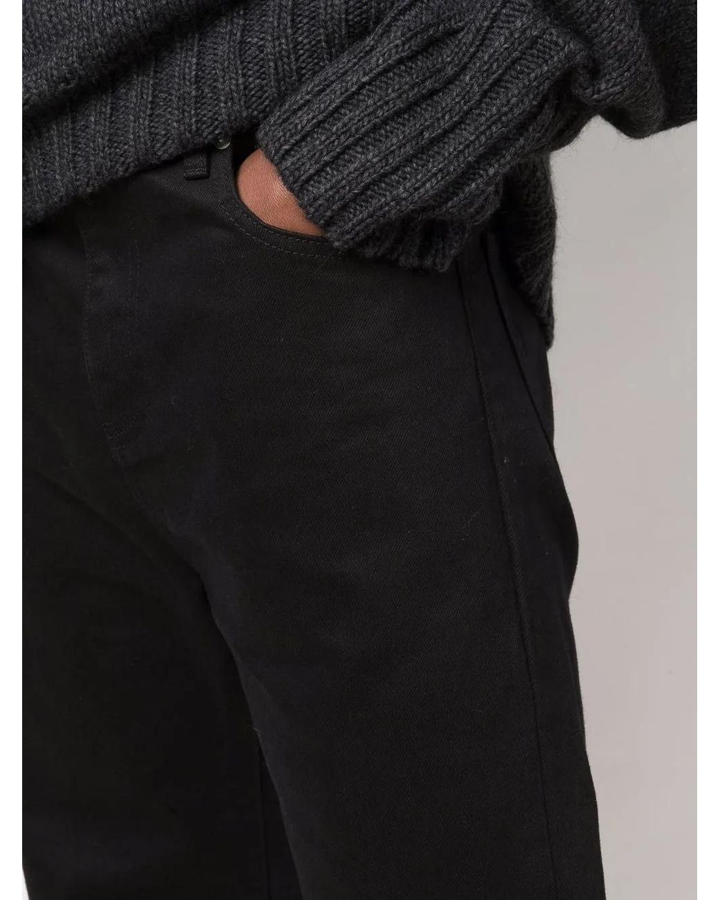 Jean À Coupe Ample Undercover pour homme en coloris Black
