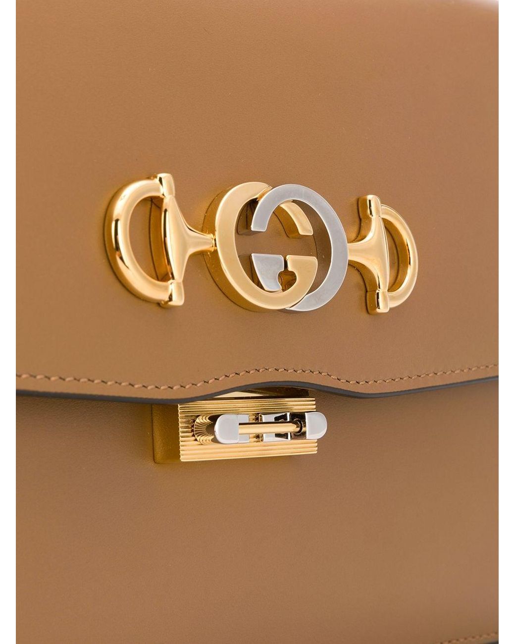 gucci zumi grainy leather small shoulder bag