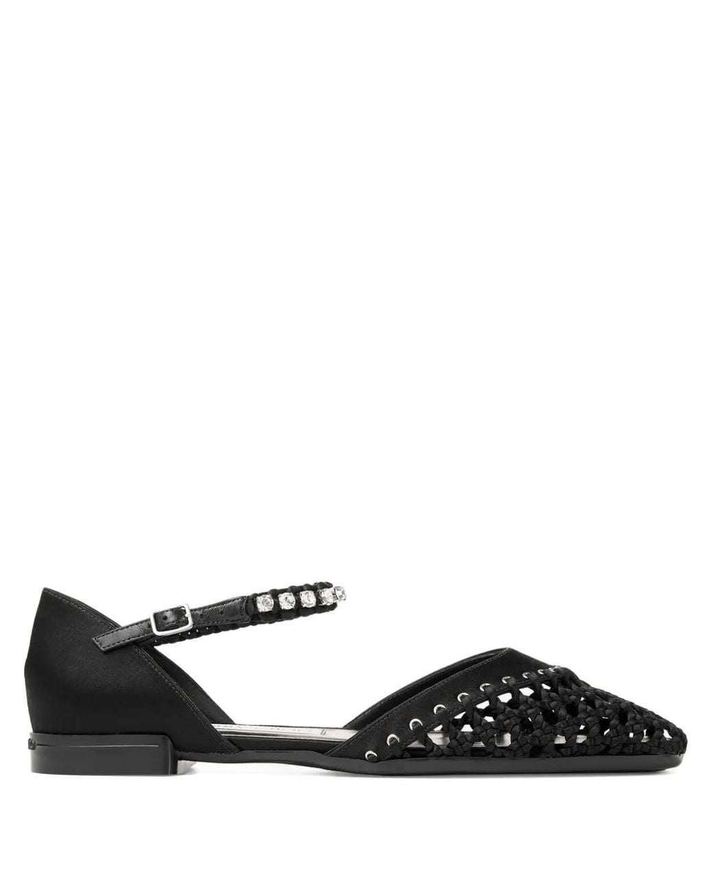 Jimmy Choo Black Dila Ballet Flats
