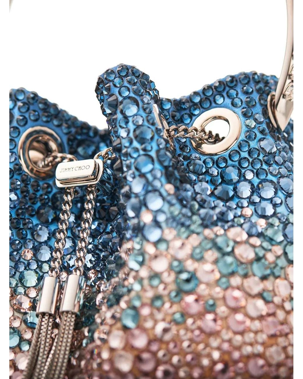 Jimmy Choo Bon Bon Handbag in Blue | Lyst