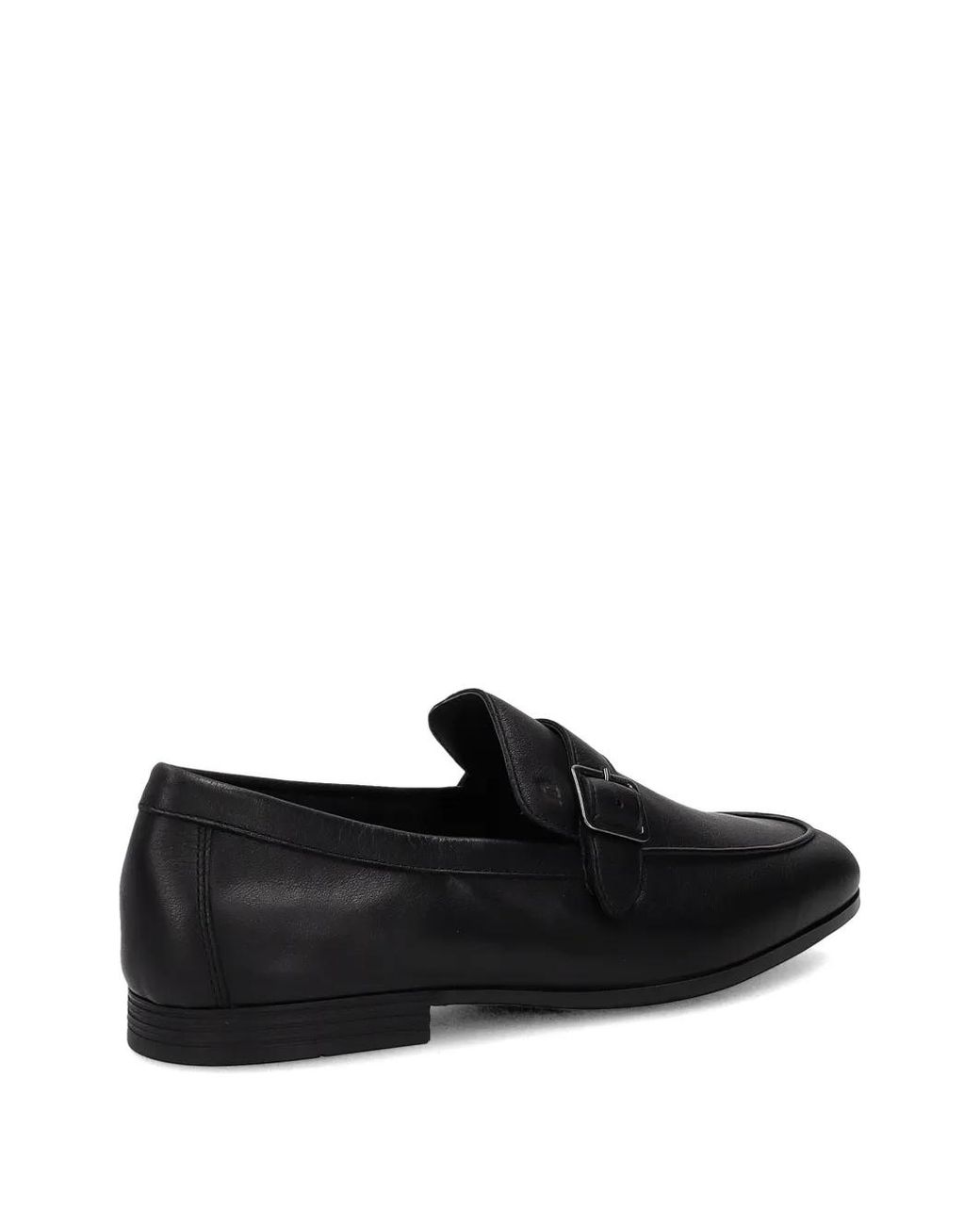 Frau Black Mocassins À Boucles for men