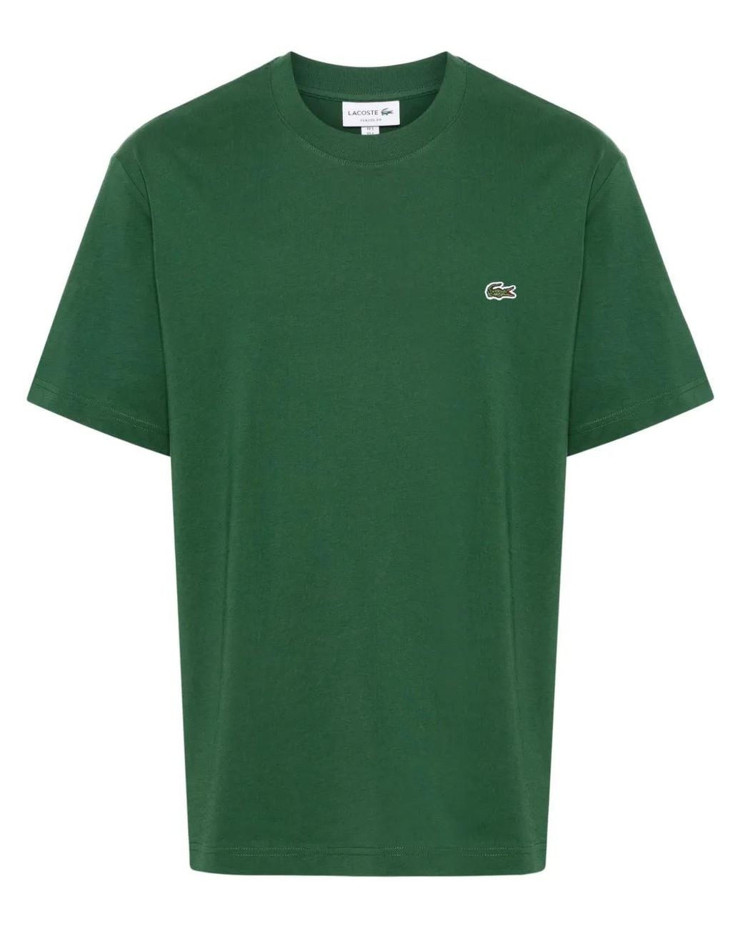 Lacoste Green Cotton T-Shirt for men