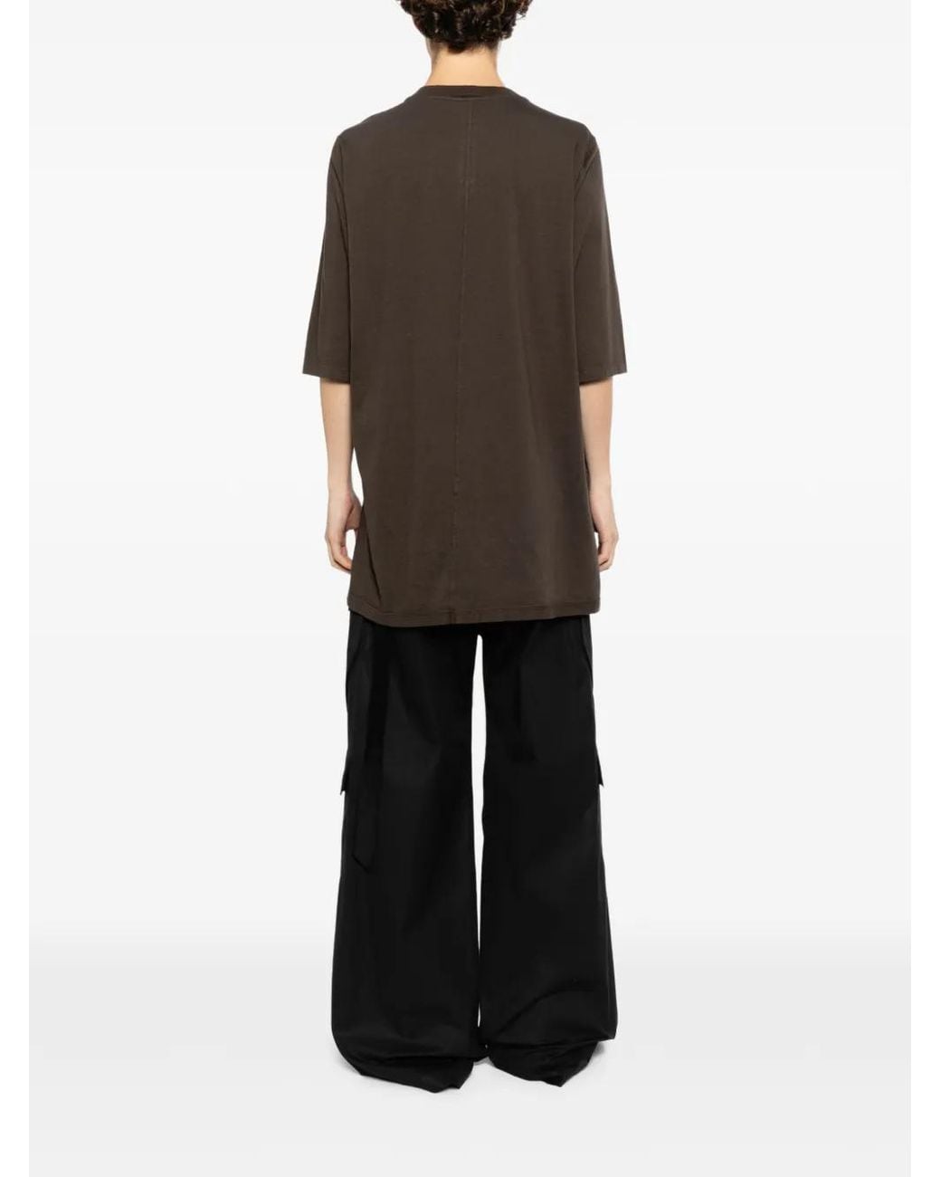 Rick Owens Black Jumbo T-Shirt for men