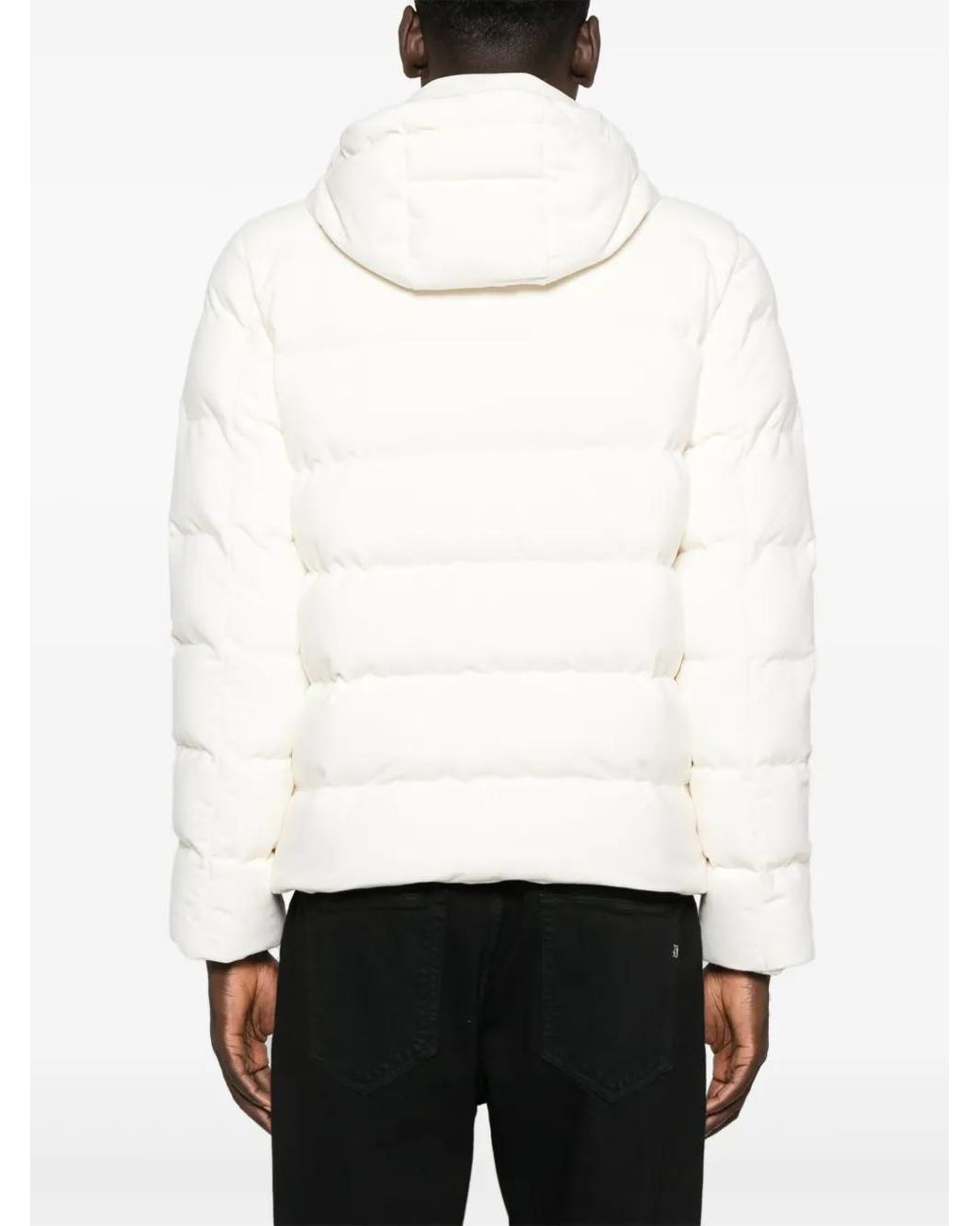 Herno White Pinwale-Corduroy Jacket for men