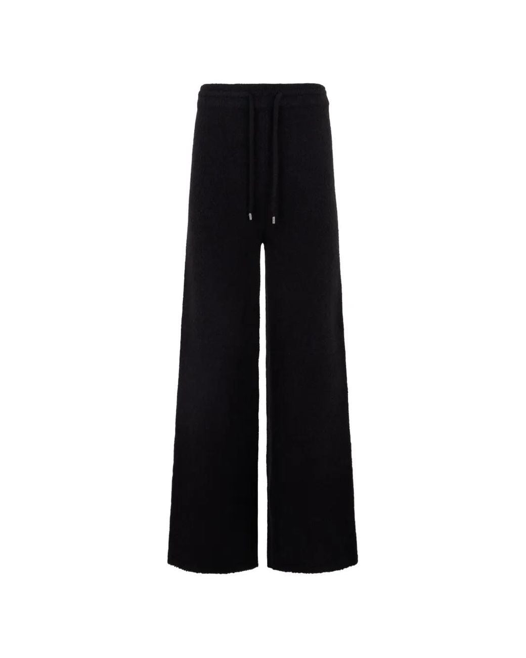 Moorer Black Pantalon Arius À Lien De Resserrage