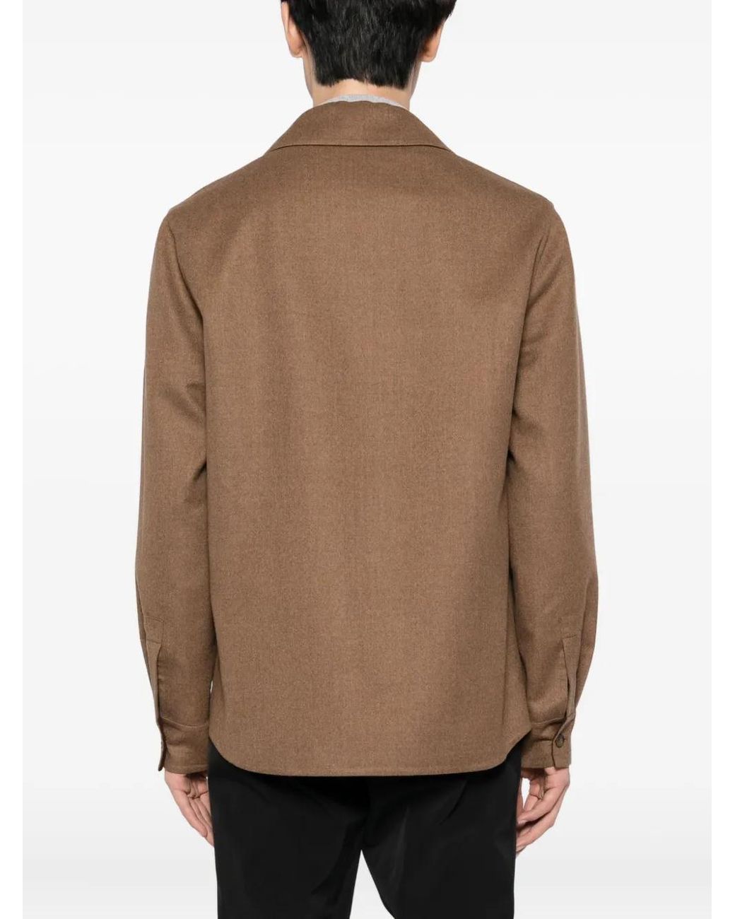 Canali Jack Van Wolblend in het Brown voor heren